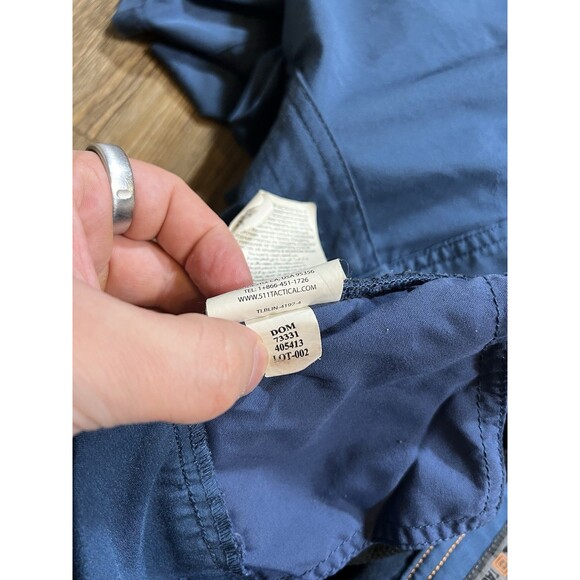 5.11 Tactical Men's Vaporlite Shorts 34 Blue Outdoors Athletic Stretch - Picture 6 of 10